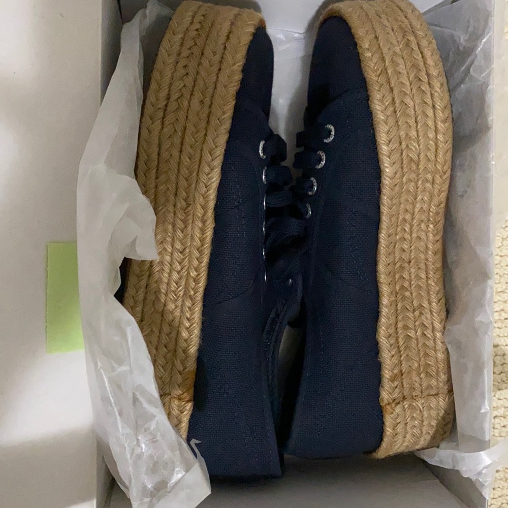 Superga platform navy women’s size 8 size 39